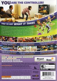 Kinect Sports - Box - Back