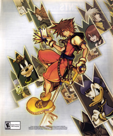 Kingdom Hearts: Chain of Memories - Advertisement Flyer - Front