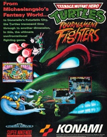 Teenage Mutant Ninja Turtles: Tournament Fighters - Advertisement Flyer - Front