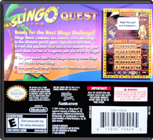 Slingo Quest - Box - Back - Reconstructed