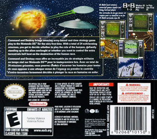 Command and Destroy - Box - Back