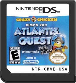 Crazy Chicken: Jump'n Run: Atlantis Quest - Cart - Front Image