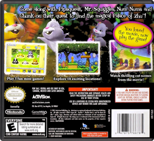 Zhu Zhu Pets: Quest for Zhu - Box - Back - Reconstructed