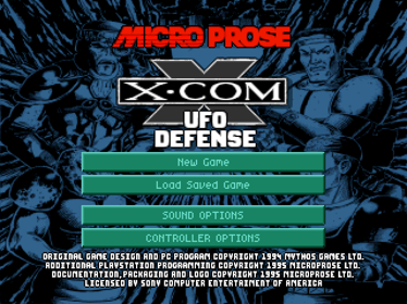 X-COM: UFO Defense - Screenshot - Game Title Image