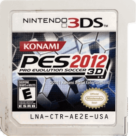 PES 2012: Pro Evolution Soccer 3D - Cart - Front