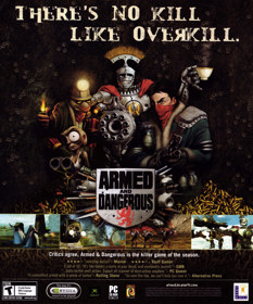 Armed and Dangerous - Advertisement Flyer - Front