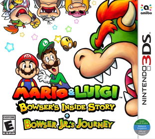 Mario & Luigi: Bowser's Inside Story + Bowser Jr's Journey - Box - Front