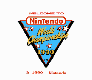 Nintendo World Championships 1990 - Screenshot - Game Title