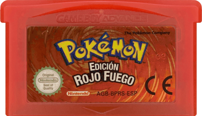 Pokémon FireRed Version - Cart - Front
