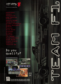 Team F1 - Advertisement Flyer - Front