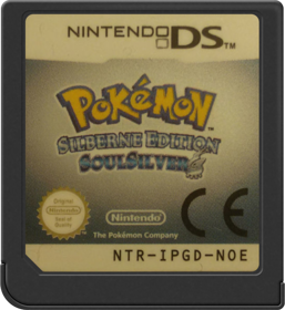 Pokémon SoulSilver Version - Cart - Front