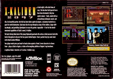 X-Kaliber 2097 - Box - Back