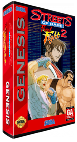 Streets of Rage 2: Final Fight - Box - 3D