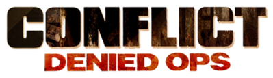 Conflict: Denied Ops - Clear Logo