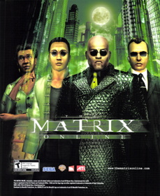 The Matrix Online - Advertisement Flyer - Front