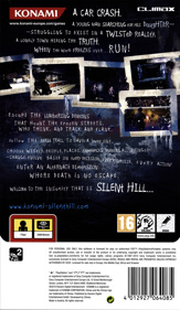 Silent Hill: Shattered Memories - Box - Back