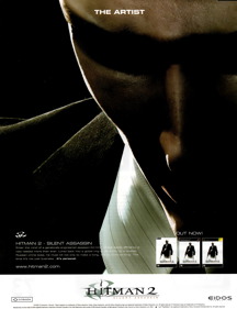 Hitman 2: Silent Assassin - Advertisement Flyer - Front