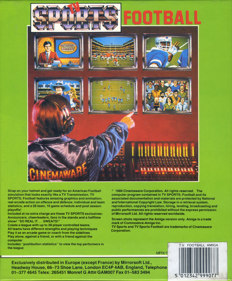 TV Sports Football - Box - Back Image