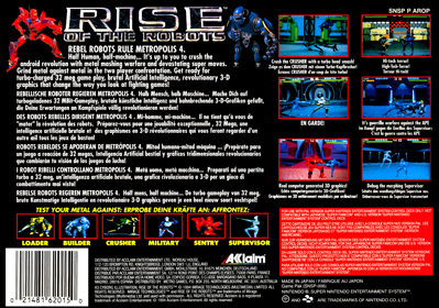 Rise of the Robots - Box - Back