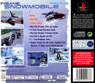 Sled Storm - Box - Back Image