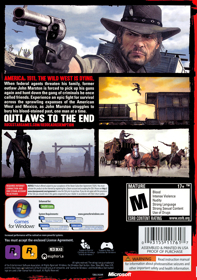 Red Dead Redemption - Fanart - Box - Back