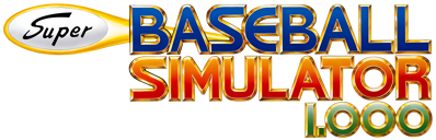 Super Baseball Simulator 1.000 - Clear Logo Image