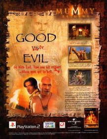 The Mummy Returns - Advertisement Flyer - Front