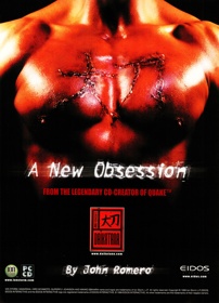 John Romero's Daikatana - Advertisement Flyer - Front