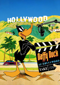 Daffy Duck in Hollywood - Fanart - Box - Front