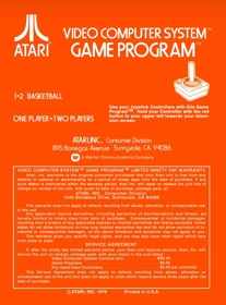 Basketball - Box - Back Image