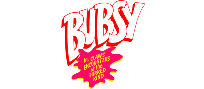 Bubsy in: Claws Encounters of the Furred Kind - Clear Logo Image