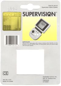 Super Block - Box - Back