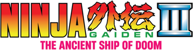 Ninja Gaiden III: The Ancient Ship of Doom - Clear Logo