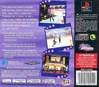 Mary-Kate and Ashley: Magical Mystery Mall - Box - Back Image
