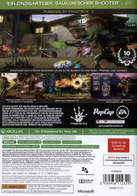 Plants vs. Zombies: Garden Warfare - Box - Back