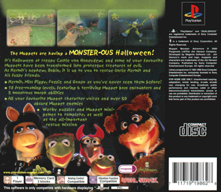 Muppet Monster Adventure - Box - Back Image