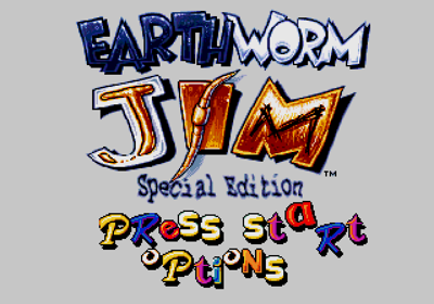 Earthworm Jim: Special Edition - Screenshot - Game Title Image