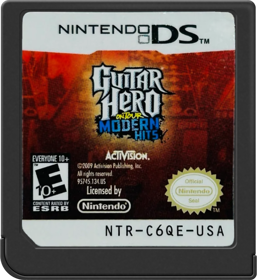 Guitar Hero: On Tour: Modern Hits - Cart - Front Image
