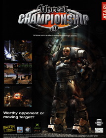 Unreal Championship - Advertisement Flyer - Front