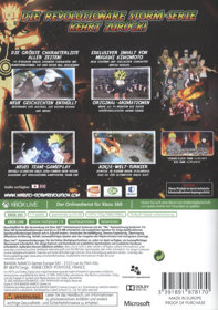 Naruto Shippuden: Ultimate Ninja Storm Revolution - Box - Back