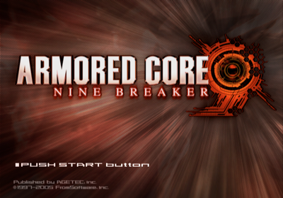 Armored Core: Nine Breaker - Screenshot - Game Title