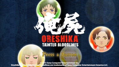 Oreshika: Tainted Bloodlines - Screenshot - Game Title