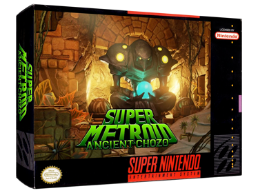 Super Metroid: Ancient Chozo - Box - 3D