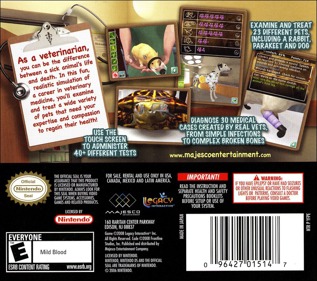 Pet Pals: Animal Doctor - Box - Back