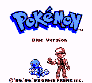 Pokémon Blue Version - Screenshot - Game Title