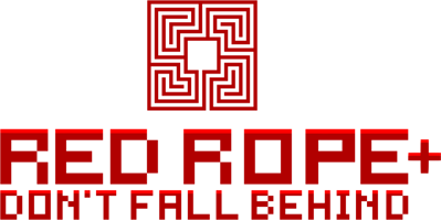 Red Rope: Don't Fall Behind + - Clear Logo
