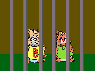 3D Hamster's Adventure - Screenshot - Game Over