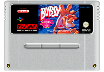 Bubsy in: Claws Encounters of the Furred Kind - Cart - Front
