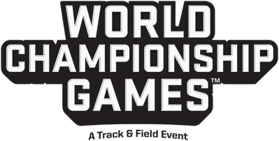 World Championship Games: A Track & Field Event - Clear Logo Image