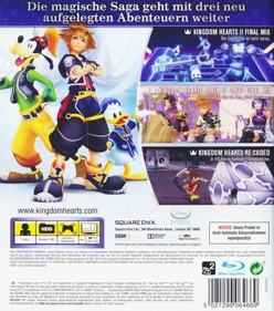 Kingdom Hearts HD 2.5 ReMIX - Box - Back